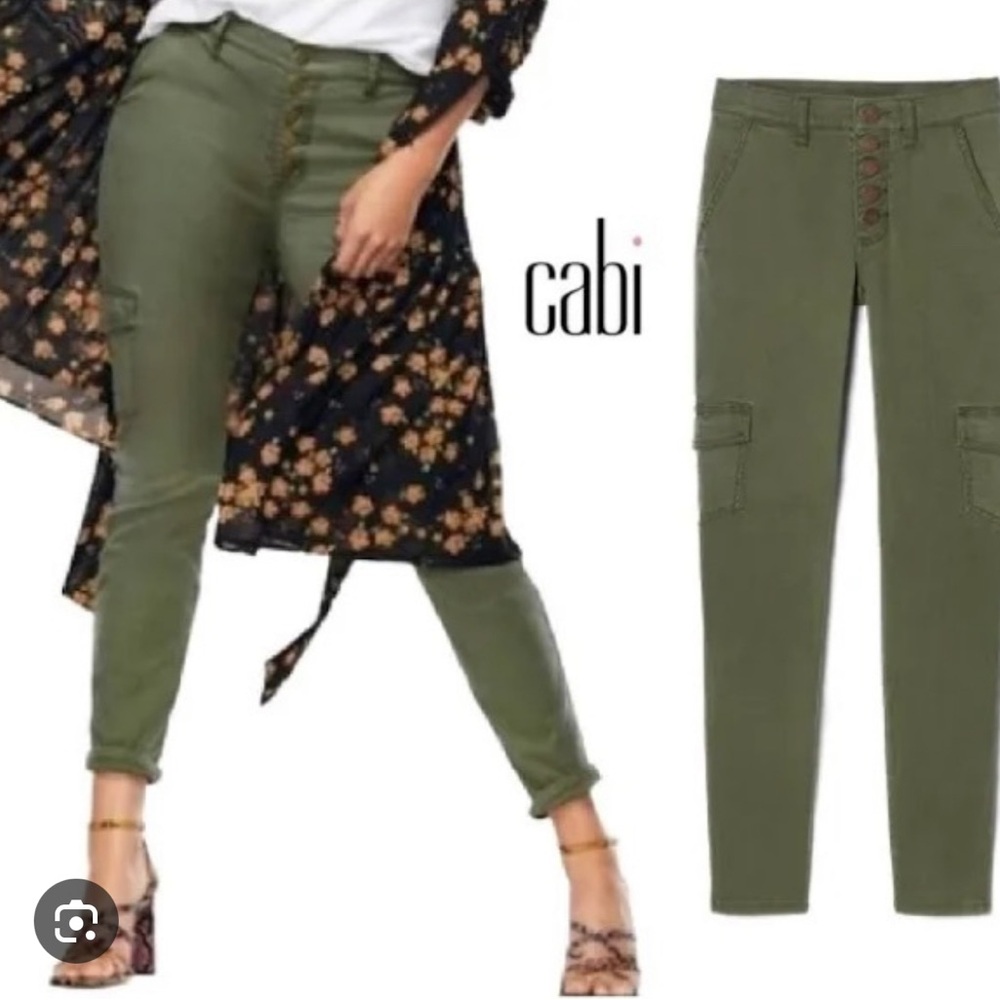Cabi Button Fly Cargo Pants 5872